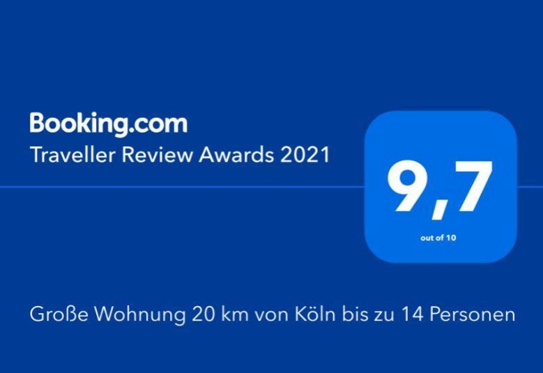 Grosse Wohnung 20 Km Von Koeln Bis Zu 17 Personen Ресрат Екстер'єр фото